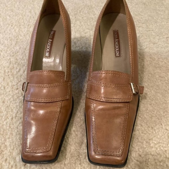 Leather Enzo Angiolini Loafers - Picture 1 of 4